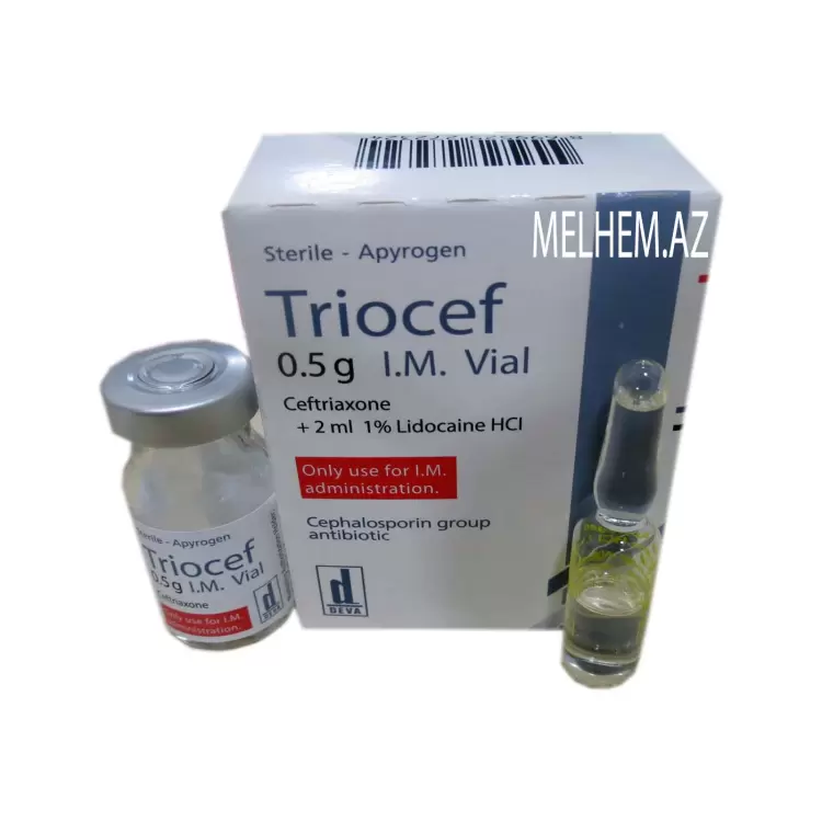 TRİOCEF 0,5 qr